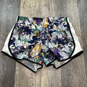Nike Running‎ Shorts Dri-Fit Tempo Floral Standard Fit Lined Junior's Large 4"
